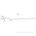 CHLORURE DE TETRADECYLDIMETHYL (3-TRIMETHOXYSILYLPROPYL) AMMONIUM CAS 41591-87-1